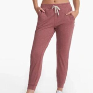 Vuori Women’s Dreamknit Performance Joggers  Heathered Marsala -   Size L